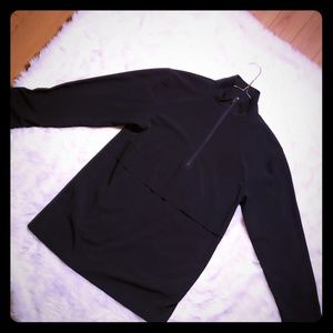 Black Quarter Zip Jacket